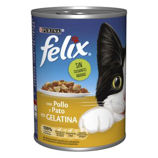 Felix Pollo y Pato en Gelatina lata